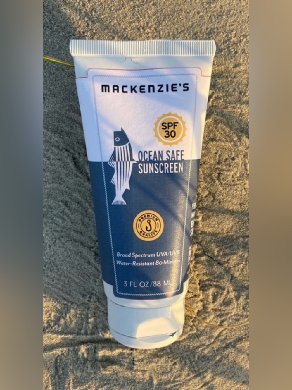 Mackenzie's SPF 30 OCEAN SAFE SUNSCREEN 3 FL OZ